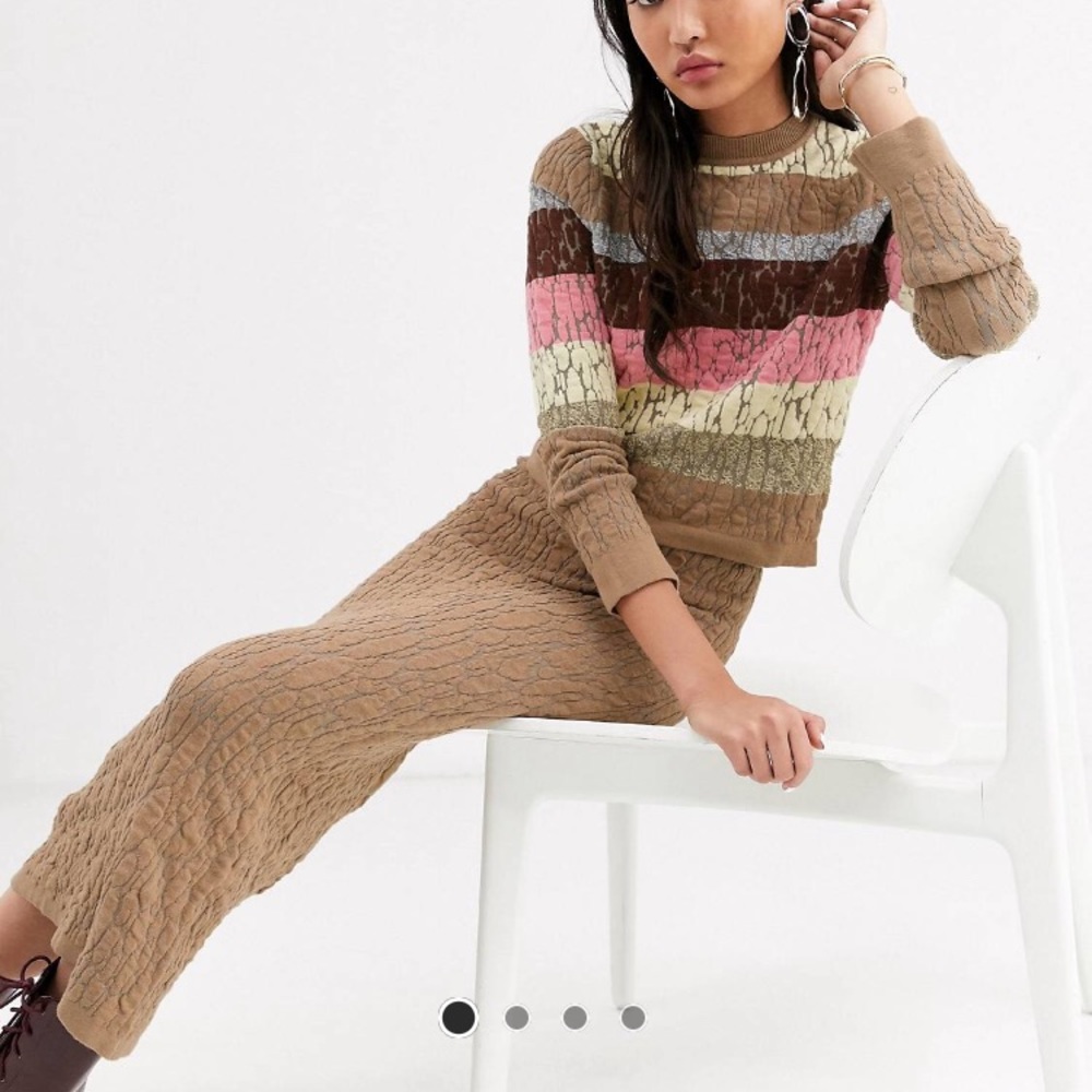 ASOS striped sweater shirt